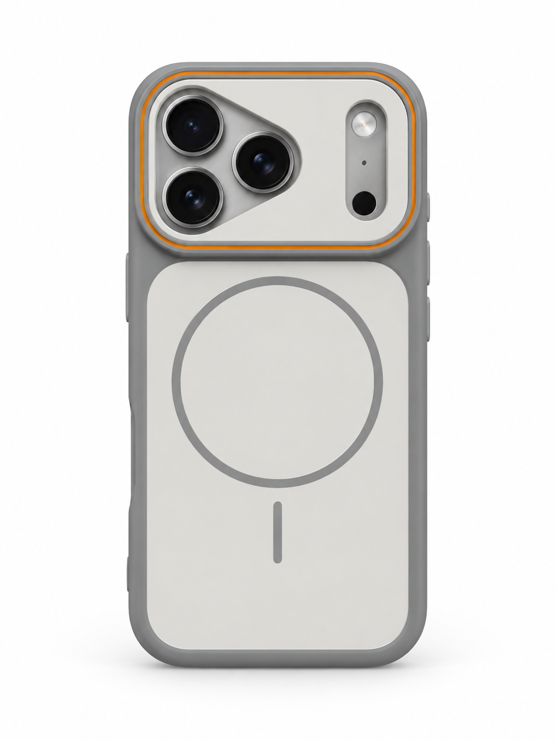 ModSoles DuoTone Magnetic iPhone Case in Cream – dual-tone MagSafe case with contrast trim for iPhone 15, 16 & 17