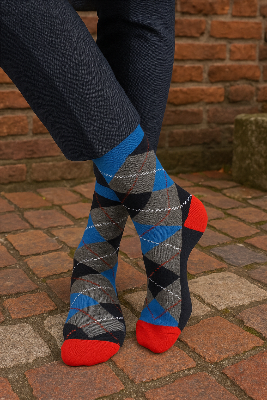 Argyle Classics Collection by ModSoles – premium crew socks featuring classic diamond argyle patterns in refined, vintage-inspired colorways for everyday elegance.