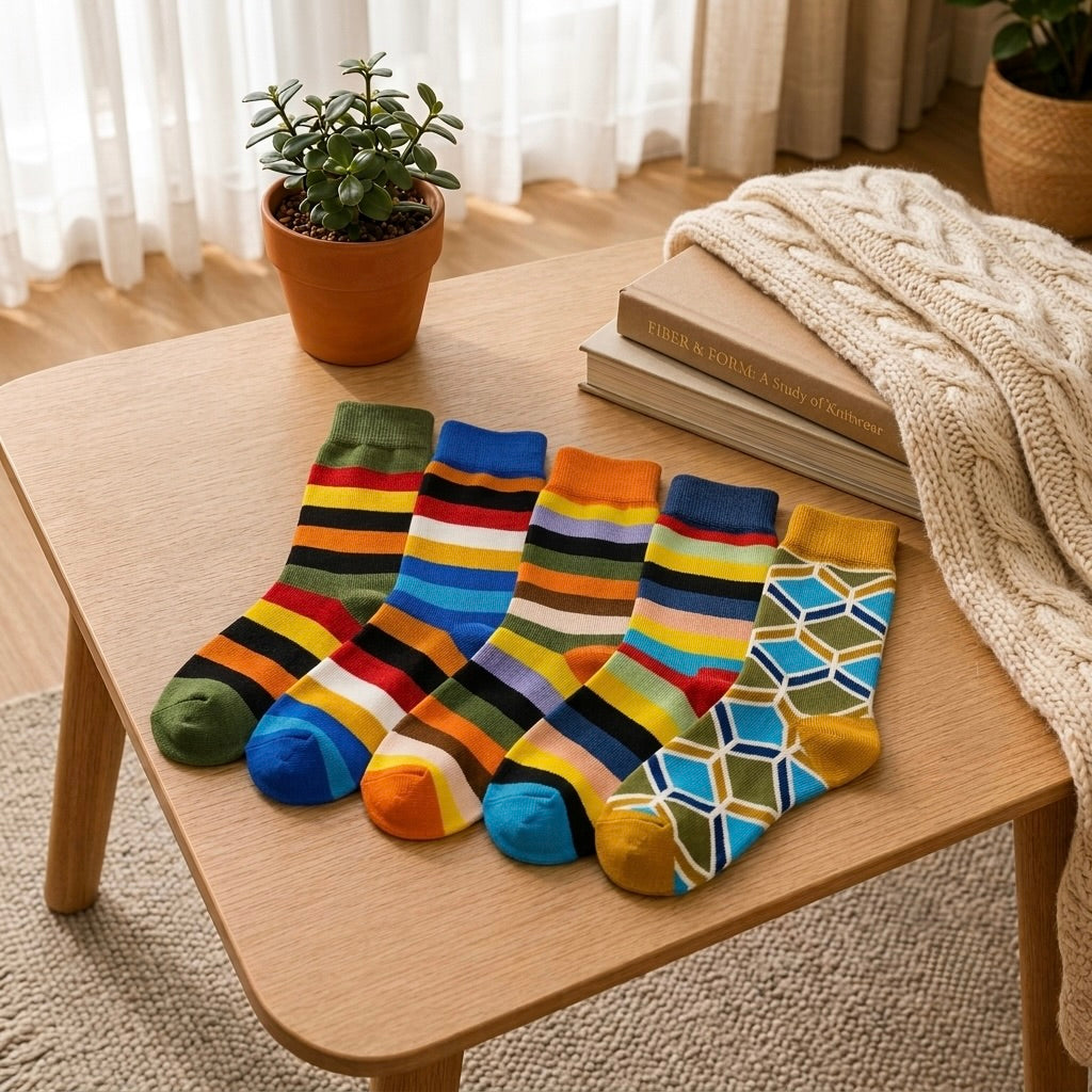 The Signature Pack: 5-Pair Best-Selling Crew Socks