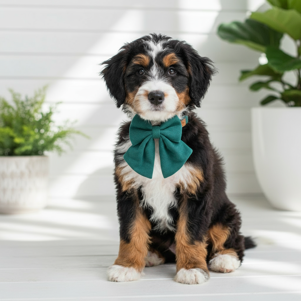 Luxe Dog Bow Tie Collar