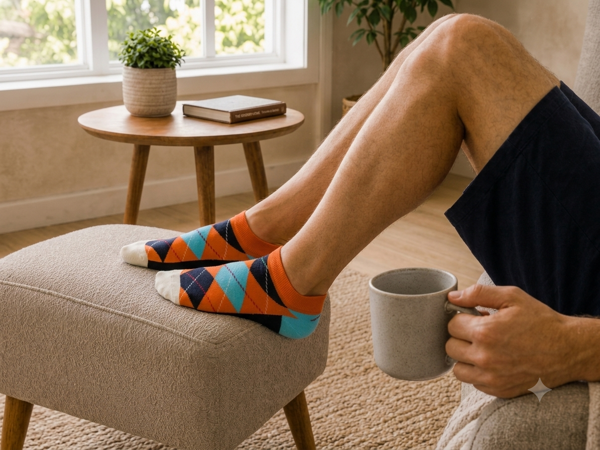 The Everyday Pack: 5-Pair Low-Cut Argyle Socks