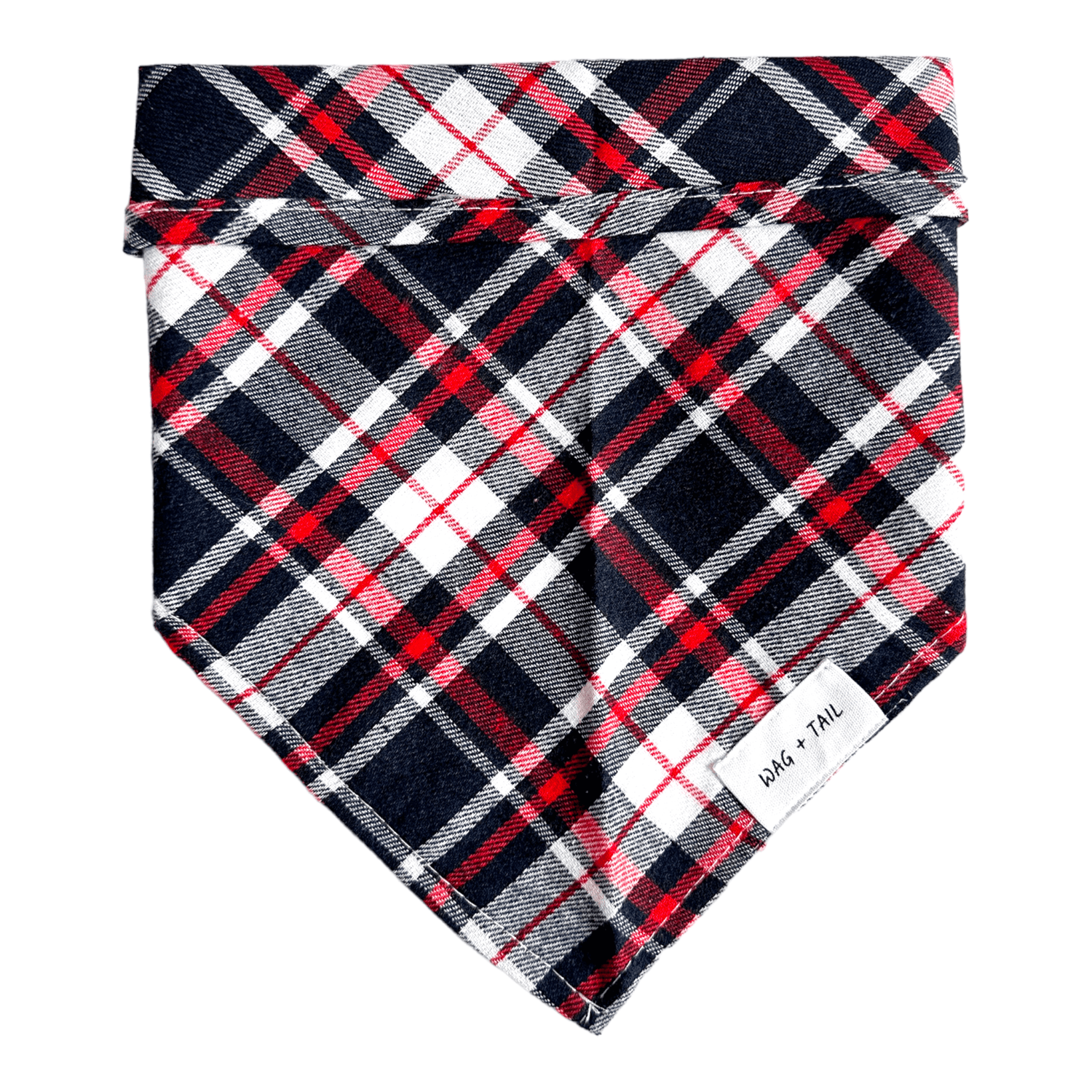 Reversible Plaid Dog Bandanas