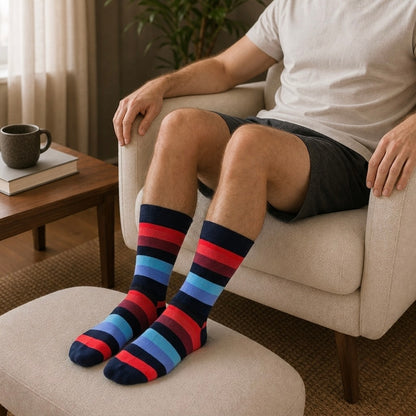 The Momentum Pack: 5-Pair Crew Socks