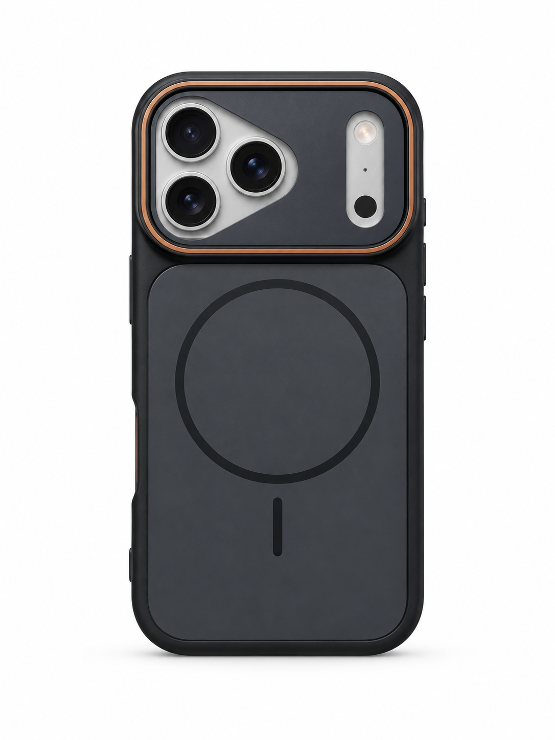 ModSoles DuoTone Magnetic iPhone Case in Obsidian Black – dual-tone MagSafe case with contrast trim for iPhone 15, 16 &amp; 17