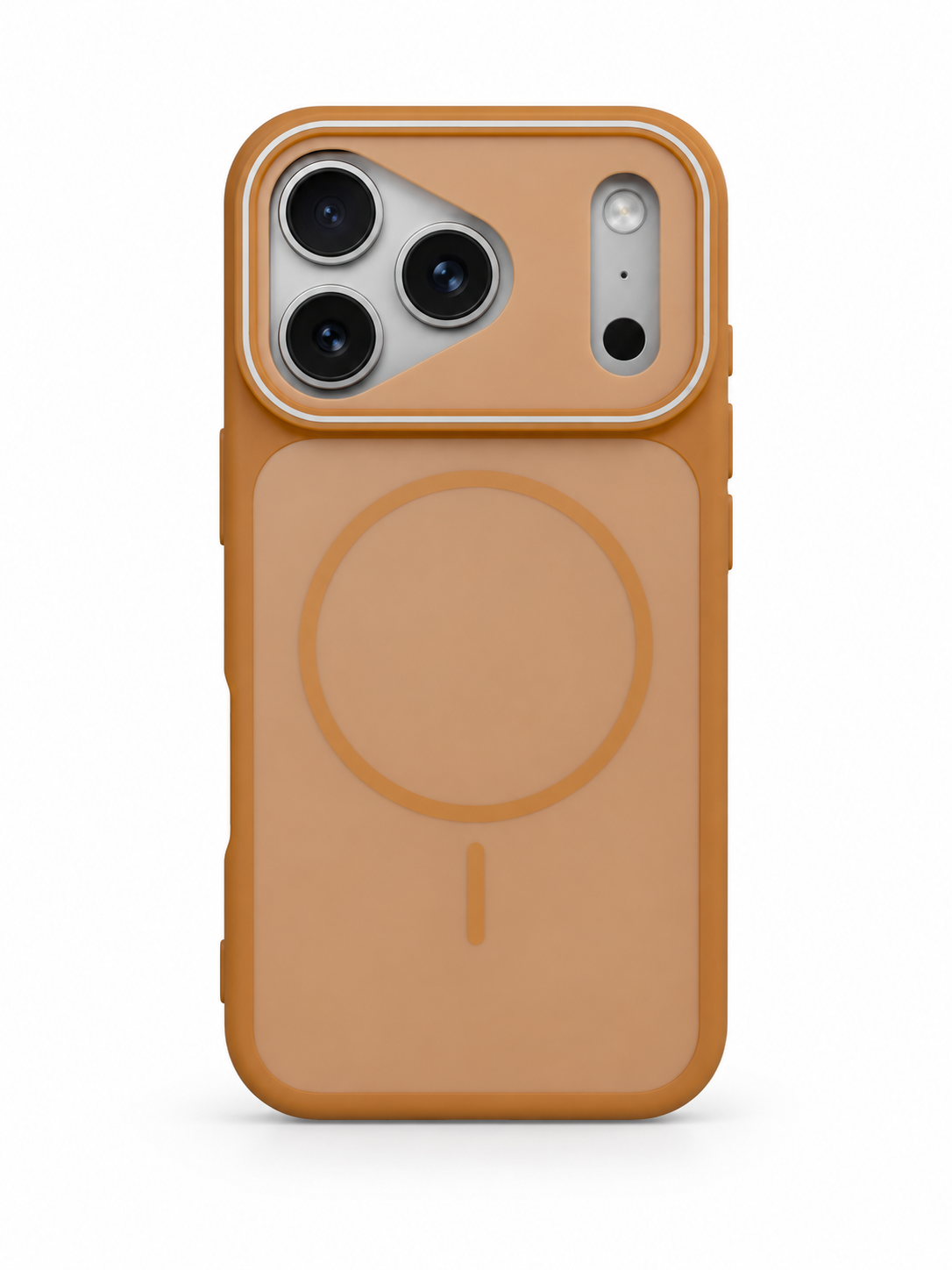 ModSoles DuoTone Magnetic iPhone Case in Orange – dual-tone MagSafe case with contrast trim for iPhone 15, 16 &amp; 17