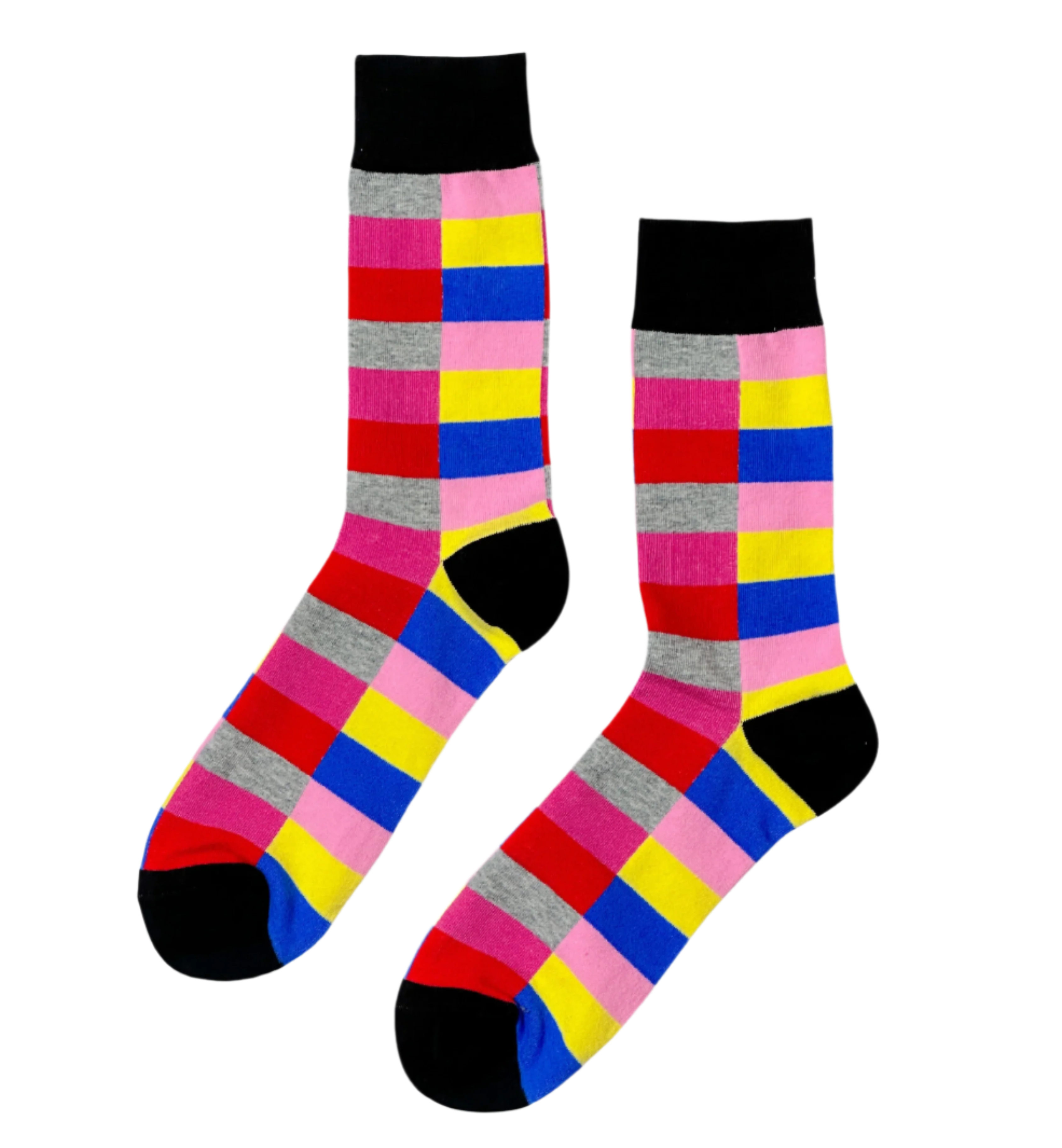 Nightfall Mosaic socks close-up showing dark-toned geometric mosaic knit construction