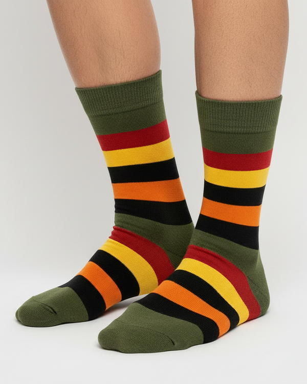 Olive Pine Socks